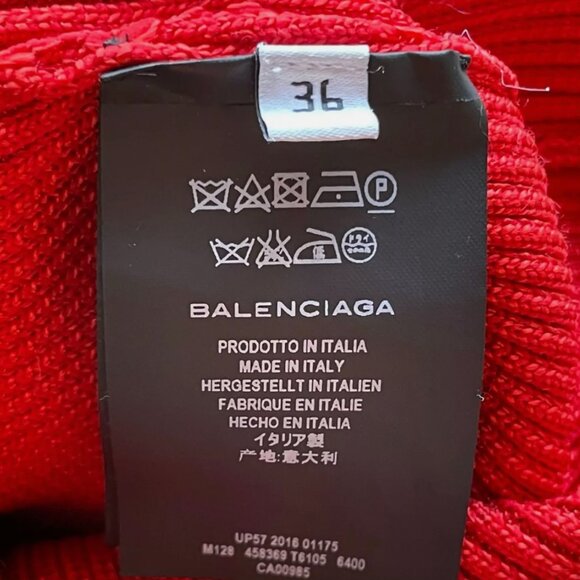 RARE and adorable Balenciaga Turtleneck with matching backpack!  NWT, 36 - Picture 8 of 10